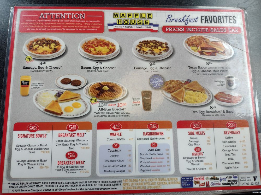 WAFFLE HOUSE BRISTOL Updated August 2024 13 Reviews 275