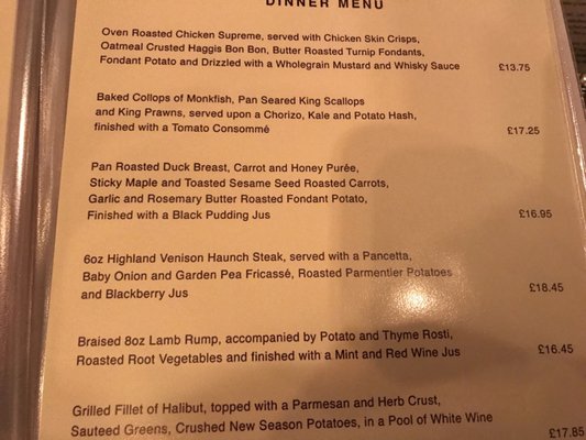 Menu photo 5 Number 27 Inverness, HLD Menu photo 5 Number 27 Inverness, HLD