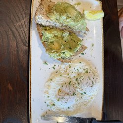First Watch - Avocado toast with eggs on the