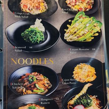 Kan Sushi - Salad and noodles menu - Sushi Bars Near Me - Honolulu, Hawaii Kan Sushi - Salad and noodles menu - Sushi Bars Near Me - Honolulu, Hawaii