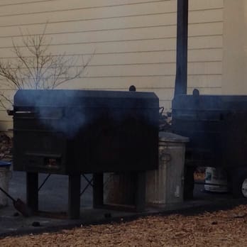 Harvey's Main Street BBQ - Smokers in action - Barbeque Near Me - Mount Joy, Pennsylvania