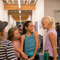 Westside School - A moment between classes in Middle School