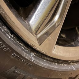 Scratch on the rims Scratch on the rims