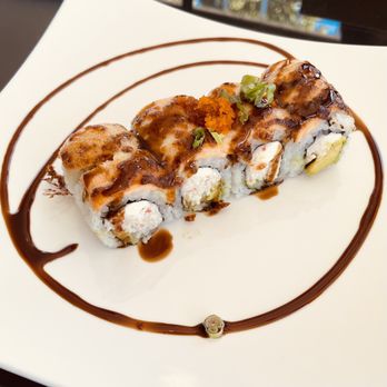 Sake Sushi - Baked Salmon Roll - Korean Near Me - Lompoc, California Sake Sushi - Baked Salmon Roll - Korean Near Me - Lompoc, California