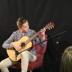 Zuniga School of Music - Almudena Diaz, performing a work from the second volume of her Suzuki Guitar studies. So much talent!