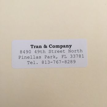 Tran & Company - Real Estate Near Me - Pinellas Park, Florida Tran & Company - Real Estate Near Me - Pinellas Park, Florida