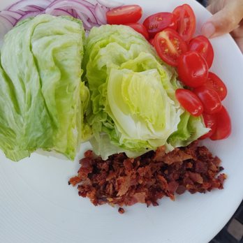 Monroe's Restaurant - Wedge salad w dressing on the side - Italian Near Me - Rochester, New York