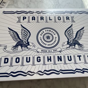 Parlor Doughnuts - Stylish boxes that are a pain to open and close - Donuts Near Me - Laguna Niguel, California