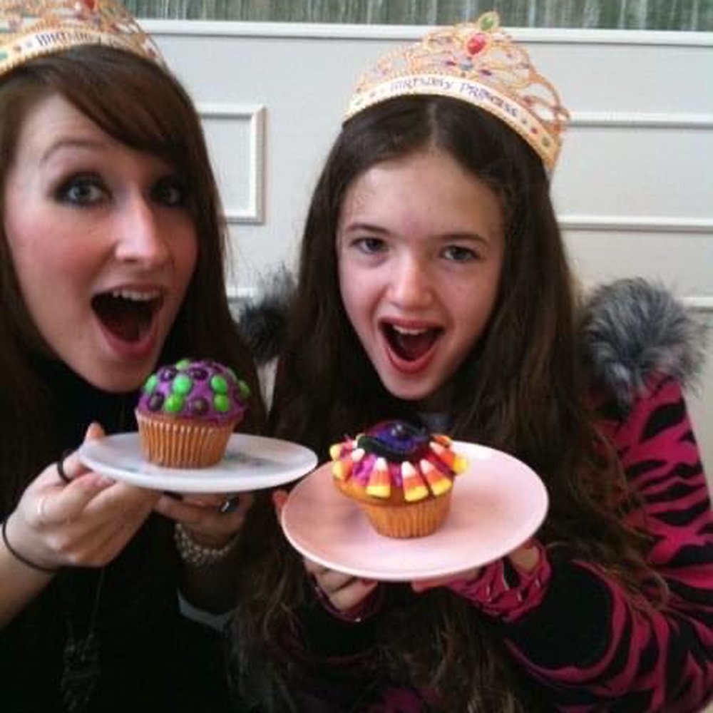 Celebrating a family friends birthday ages ago. Celebrating a family friends birthday ages ago.