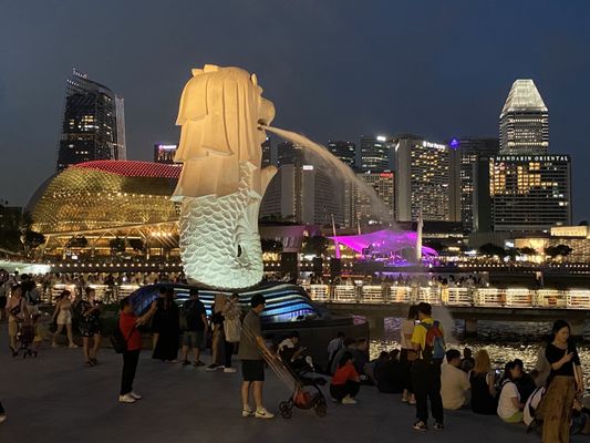 Merlion Park by null