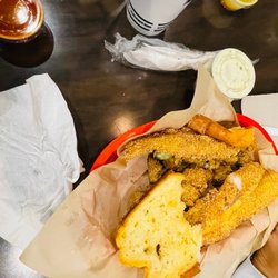 The Catch - Catfish Fried Okra Add (1) Garlic Bread
