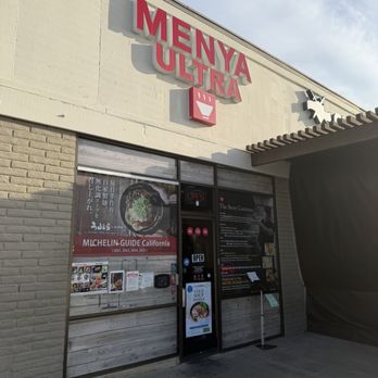 Menya Ultra - exterior - Ramen Near Me - San Diego, California