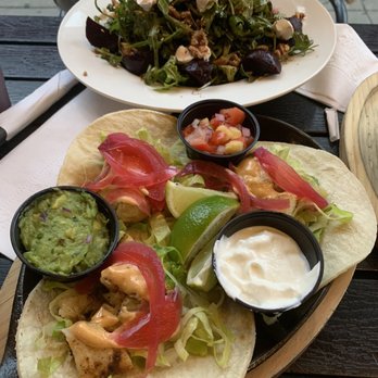 The Trestle - Fish Tacos and Beet Salad - Cocktail Bars Near Me - Astoria, New York The Trestle - Fish Tacos and Beet Salad - Cocktail Bars Near Me - Astoria, New York