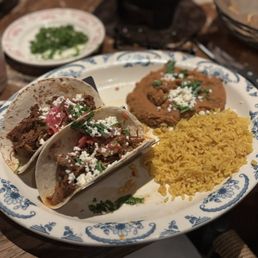 Pork Taco platter - really good! Pork Taco platter - really good!