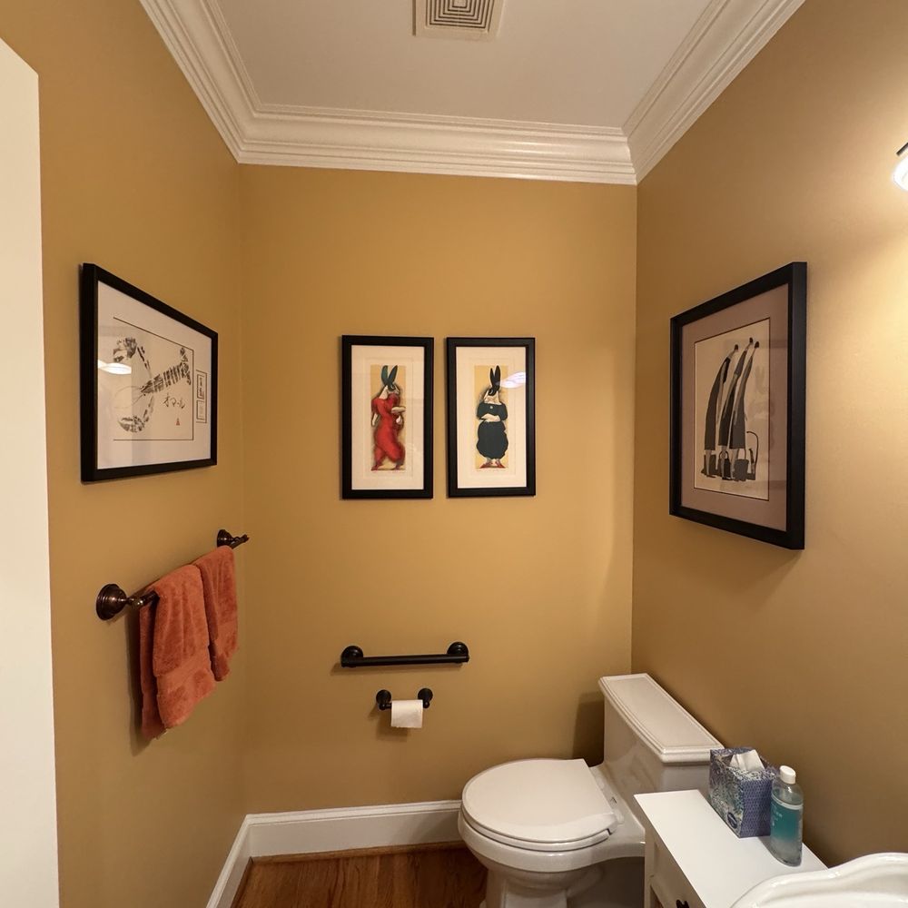 R and R Painting NC - Powder room - Painters Near Me R and R Painting NC - Powder room - Painters Near Me