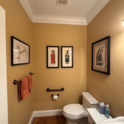 R and R Painting NC - Powder room