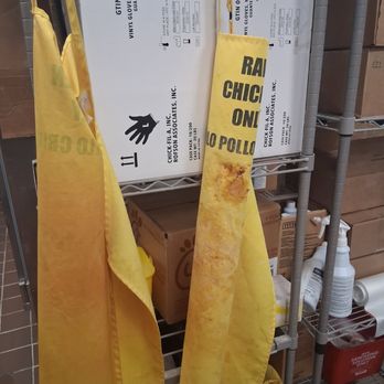 Chick-fil-A - Nasty bloody apron - Fast Food Near Me - Birmingham, Alabama