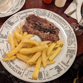 Victoires - Steak with fries - French Near Me - Paris, 75