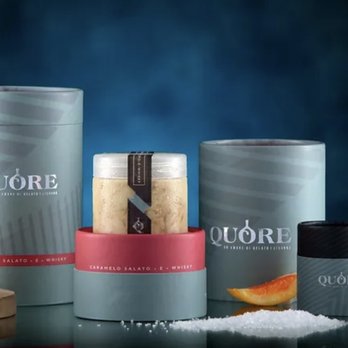 Quore - a variety of products on a table - Gelato Near Me - Aventura, Florida