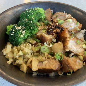 Mason's Dumpling Shop - Aurora - Pork Belly Over Rice () - Chinese Near Me - Aurora, Colorado Mason's Dumpling Shop - Aurora - Pork Belly Over Rice () - Chinese Near Me - Aurora, Colorado