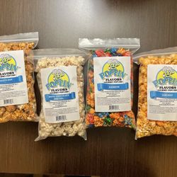 Poppin' Flavors Gourmet Popcorn - My popcorn stash
