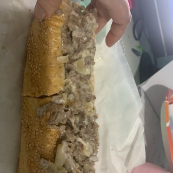 Stella's Pizza - Cheesesteak with fried onions - Pizza Near Me - Philadelphia, Pennsylvania