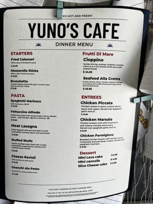 Menu photo 2 Yuno’s Cafe Port Hueneme, CA Menu photo 2 Yuno’s Cafe Port Hueneme, CA