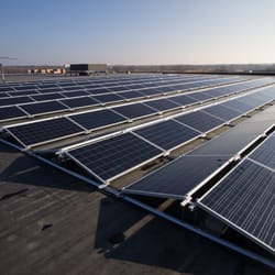 SunPeak - East West Delta wing design is low profile and produces more energy over the course of the day than traditional south facing systems.