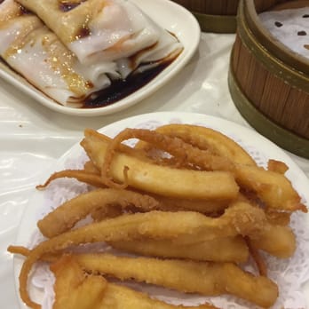Rol San - Deep fried squid & noodles stuffed with shrimp - Dim Sum Near Me - Toronto, Ontario Rol San - Deep fried squid & noodles stuffed with shrimp - Dim Sum Near Me - Toronto, Ontario