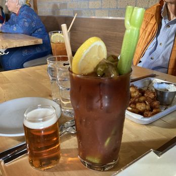 The Craftsman - Bloody Mary with IPA Chaser (Best I've Ever Had Anywhere) - Cocktail Bars Near Me - Eagle River, Wisconsin
