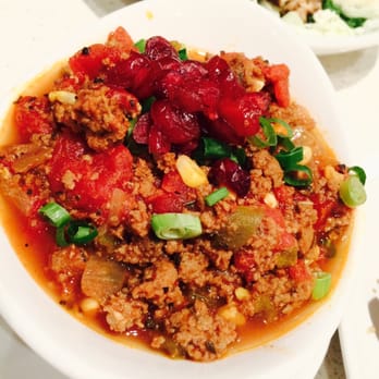 The Counter - Side of turkey cranberry chili is sooo good! $3.50 add on to the build your burger! Great deal! :) - Burgers Near Me - Honolulu, Hawaii