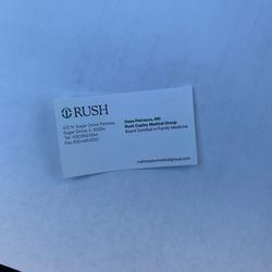 Rush Copley Convenient Care - Business Card