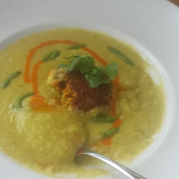 Industry Kitchen - Corn butternut soup - American Near Me - New York, New York Industry Kitchen - Corn butternut soup - American Near Me - New York, New York