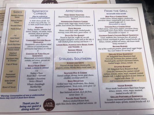 Menu photo 4 Cafe Strudel Lexington, SC
