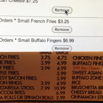 Anthony's Roast Beef and Pizza - Online menu vs Print menu.  Workers insist that the website has been updated.  I beg to differ. - Pizza Near Me - Reading, Massachusetts
