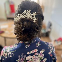 Hair Philosophy - Beautiful wedding updo by Silvia