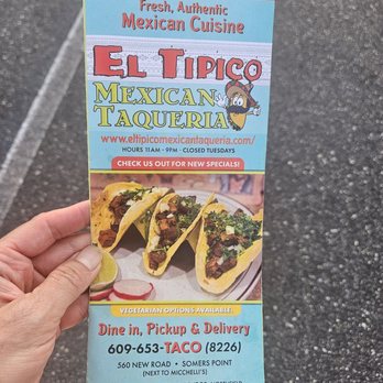 El Tipico - Menu - Mexican Near Me - Somers Point, New Jersey El Tipico - Menu - Mexican Near Me - Somers Point, New Jersey