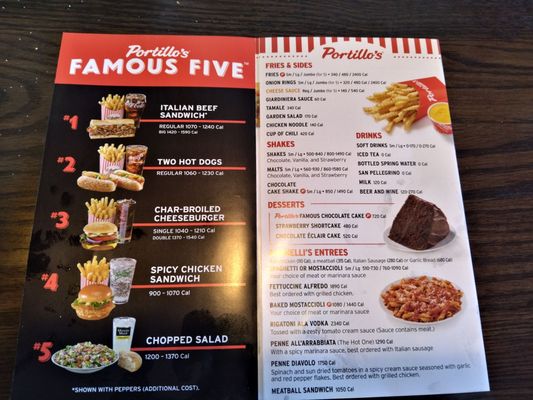 Portillos Madison Menu With Prices: Ultimate Guide to Tasty Deals