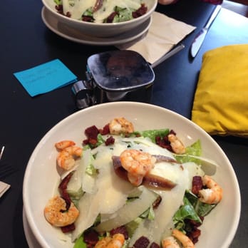 Federal Café - Caesar salad with fresh grilled prawns. Amazing - Breakfast & Brunch Near Me - Barcelona, B