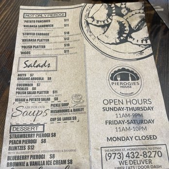 Pierogies House - Menu - Polish Near Me - Morristown, New Jersey Pierogies House - Menu - Polish Near Me - Morristown, New Jersey