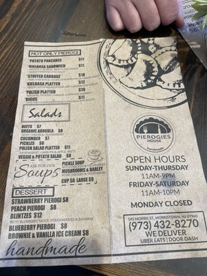 Menu photo 1 Pierogies House Morristown, NJ Menu photo 1 Pierogies House Morristown, NJ