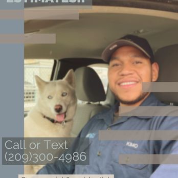 New Tech Pest Control - My buddy maya and I ! Always down for a ride with pops to house calls - Pest Control Near Me - Modesto, California