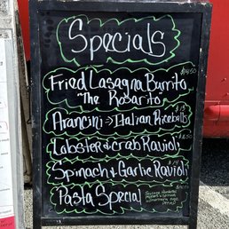 Specials menu (May 2023) Specials menu (May 2023)