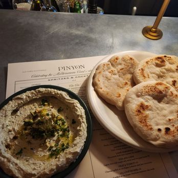 Pinyon - Hummus and pita - Mediterranean Near Me - Scottsdale, Arizona