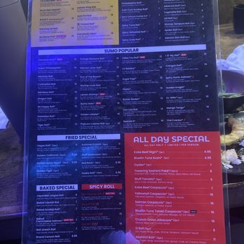 Sumo Sushi - Menu - Sushi Bars Near Me - Las Vegas, Nevada Sumo Sushi - Menu - Sushi Bars Near Me - Las Vegas, Nevada