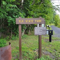 Elk State Park - Signage