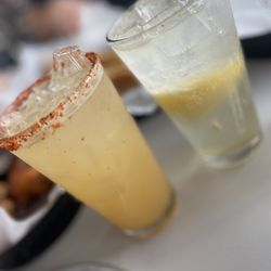 Outpost Pizza - Paloma and spiked lemonade