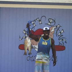 Salty Dawg Outfitters - Another happy kayak fishing customer!