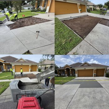 MF Concrete Services - Driveway Section Replacement - Riverview, FL - General Contractors Near Me MF Concrete Services - Driveway Section Replacement - Riverview, FL - General Contractors Near Me