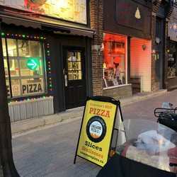 Creemore Pizza Co - Awaiting patiently for his slice!